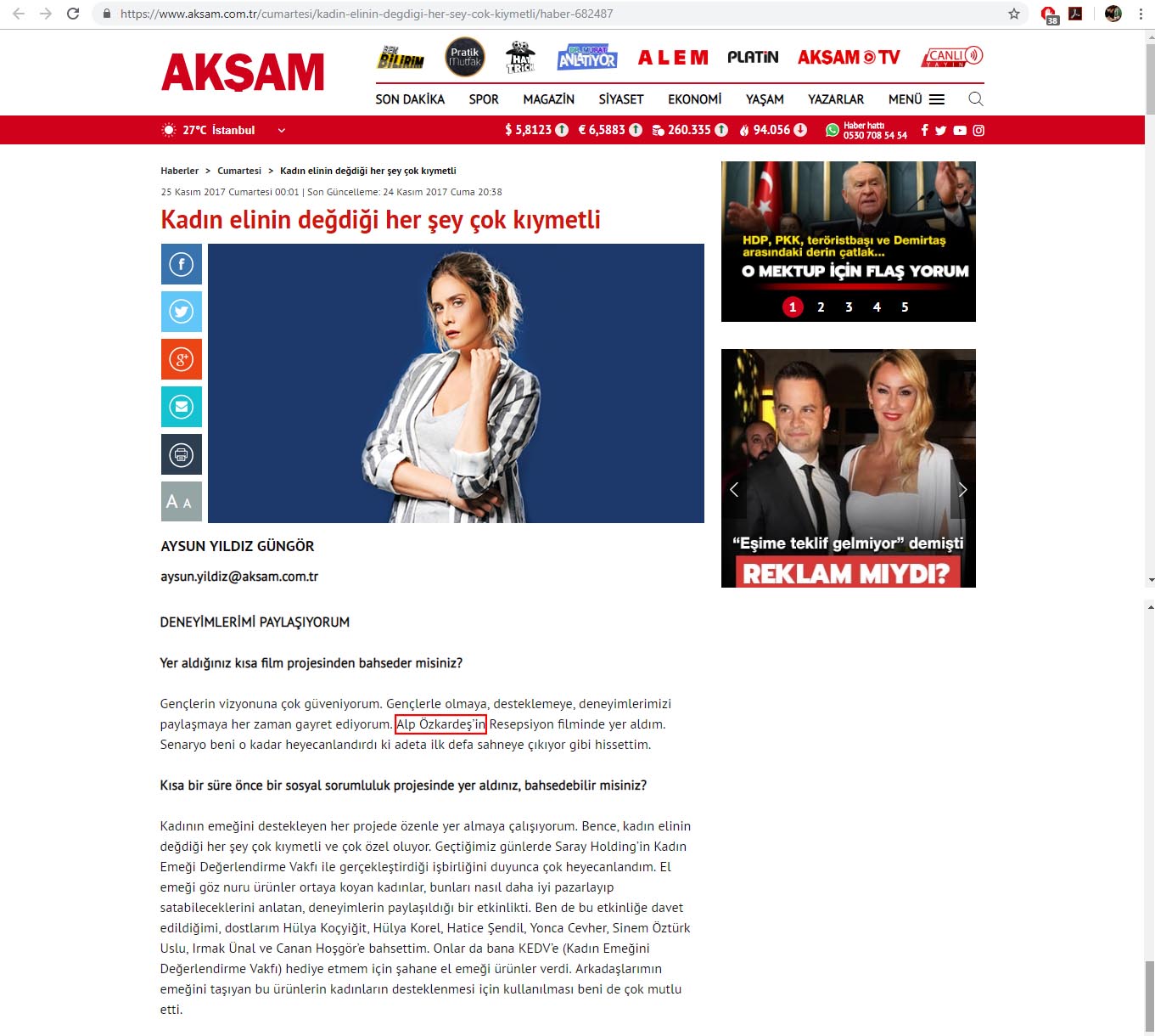 aksam.com.tr haberi.
